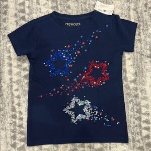 Crewcuts Kids Cosmic Star T-Shirt - Dark Blue